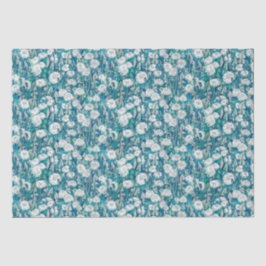 Papel De Seda Dandelion Bloom Summer Flowers Floral Patterno Tea