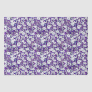 Papel De Seda Dandelion Bloom Summer Flowers Floral Patterno Tea