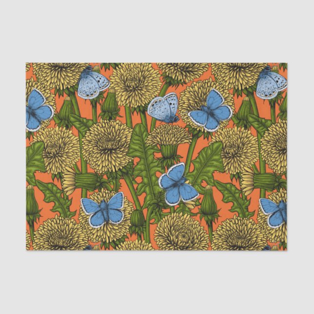 Papel De Seda Dandelion medow (Frente )