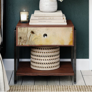 Papel De Seda Dandelions Wafting na Dissociação Breeze