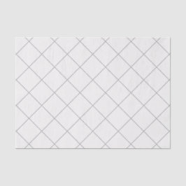 Papel De Seda Dashed Diamond Grid Geometric Soft White