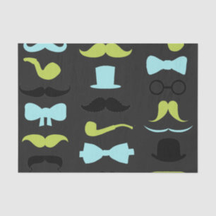 Papel De Seda Dashing Little Man Mustache Party