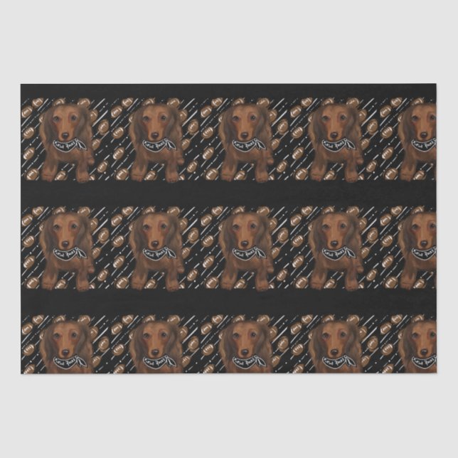 Papel De Seda Dáxar com Cabelo Longo Vermelho    (Frente )