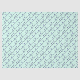 Papel de Seda de Aulas de Dança (Verde)