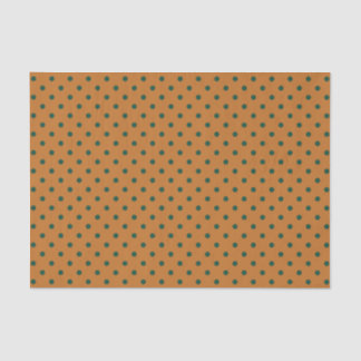 Papel de Seda de Bolinhas de Abóbora (Grande)