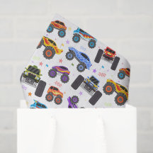 Papel de Seda de Caminhão Monstro, Aniversário de 