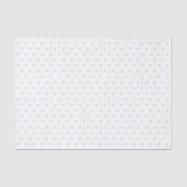 Papel de seda de coração rosa (Frente )