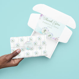 Papel de Seda de Dente-de-Leão em Aquarela