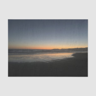 Papel De Seda De Dusk Till Twilight Na Imagem De Foto Da Praia