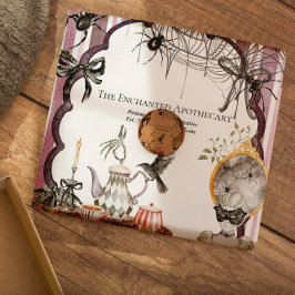Papel de Seda de Halloween Cottagecore Vintage | N