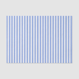 Papel de Seda de Jardim com Listra Vertical Azul