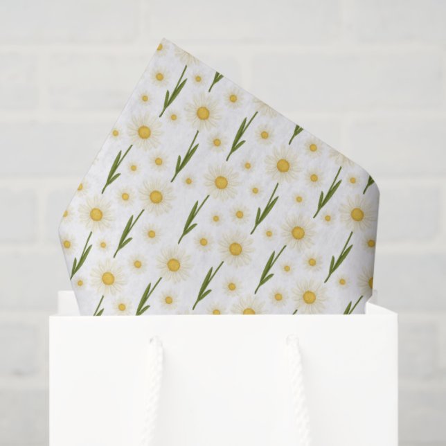 Papel de Seda de Margarida (Sacola de presentes)