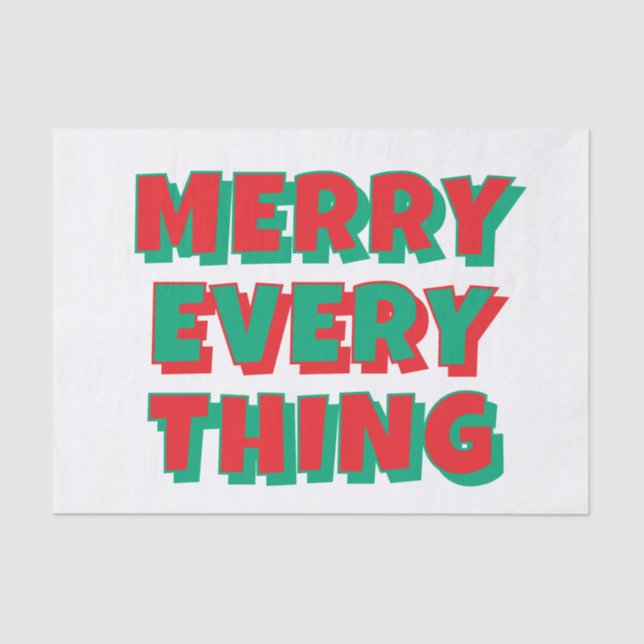 Papel de Seda de Natal  (Frente )