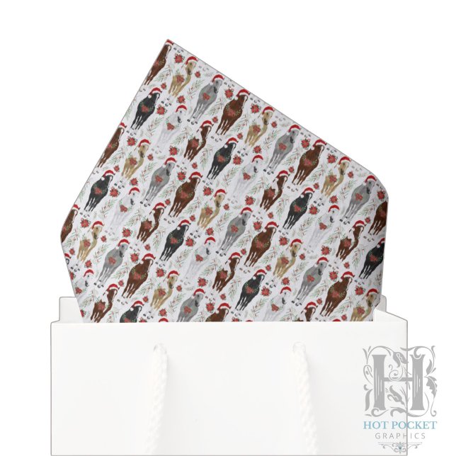 Papel de Seda de Natal com Cavalos (Criador carregado)