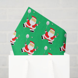 Papel de seda de Natal de Badminton