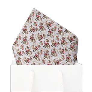 Papel de Seda de Natal de Dinossauro