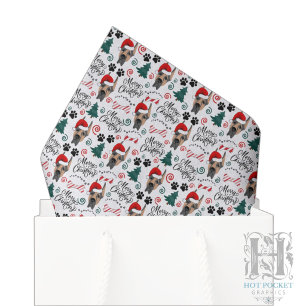 Papel de Seda de Natal do Great Dane