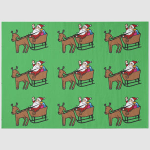 Papel de seda de Natal do Papai Noel