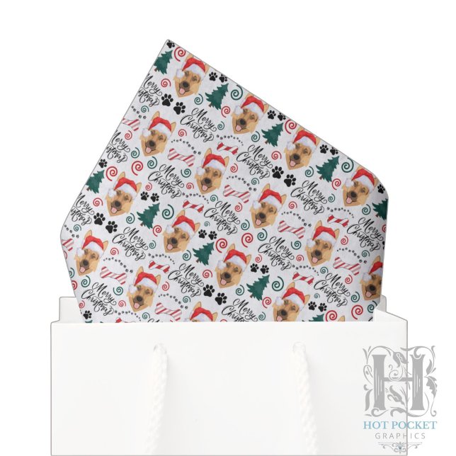 Papel de Seda de Natal Pastor Alemão (Criador carregado)