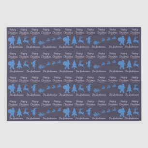 Papel de Seda de Natal Personalizado - Design de S
