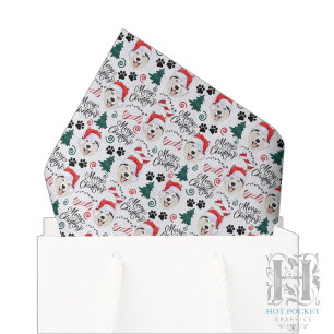 Papel de Seda de Natal Siberian Husky