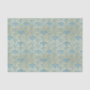 Papel De Seda Deco de arte verde, bonito, metálico,elegante,chi