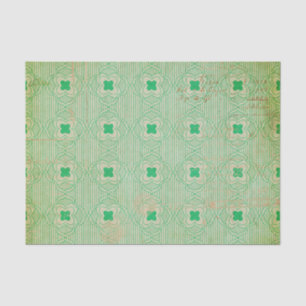 Papel De Seda Deco de Arte Verde em Distância