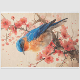Papel De Seda Decodificação de pintura em árvore do Blossom de C