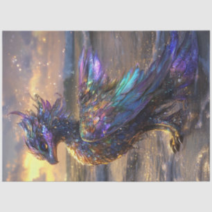 Papel De Seda Decodificar Púrpura Fantástica Como Pássaro