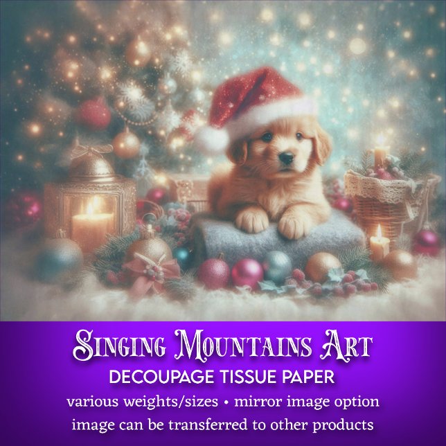 Papel De Seda Decomputação Festiva Santa Hat Festiva de Natal (Criador carregado)