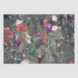 Papel De Seda Decoração da árvore de Natal