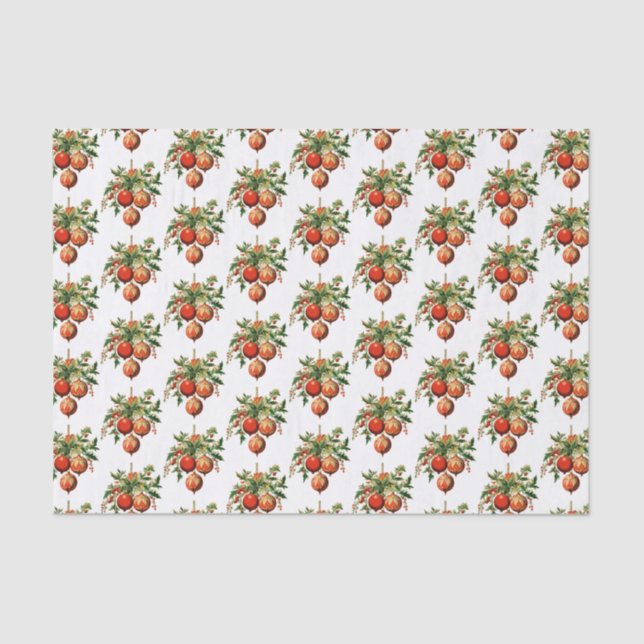 Papel De Seda Decorações da Árvore de Natal Legal (Frente )