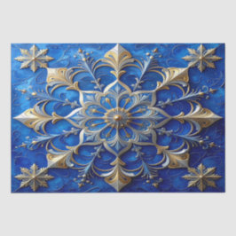 Papel de Seda Decorativo Azul para Feriados