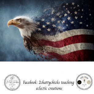 Papel De Seda Decoupage 250º American Eagle Fusion Art