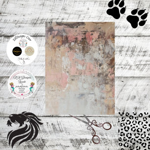 Papel De Seda Decoupage Acabamento Falso Abstrato Combina com Le