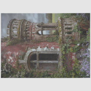 Papel De Seda Decoupage Ancional - Castelo Irlandês Sobrevoo Ivy