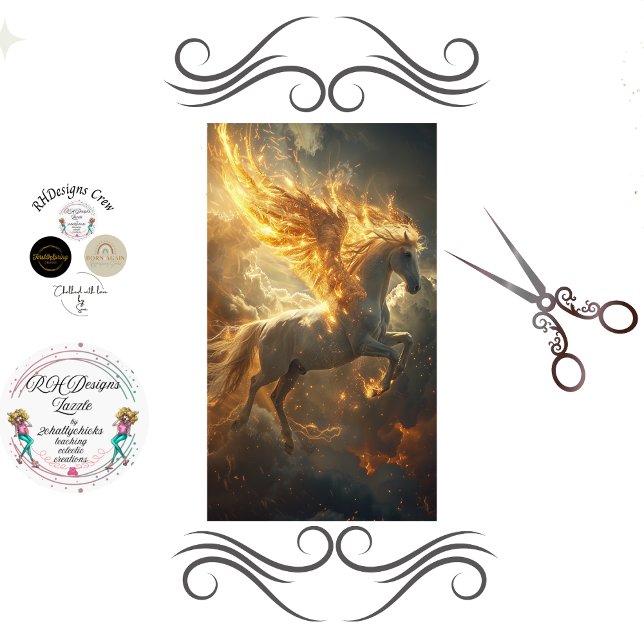 Papel De Seda Decoupage Asa Celestial Pegasus  (Criador carregado)