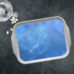 Papel De Seda Decoupage azul aquoso