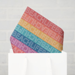 Papel De Seda Decoupage Beach Life Festa de aniversário