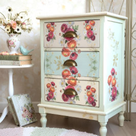 Papel De Seda Decoupage Botanical Bloom