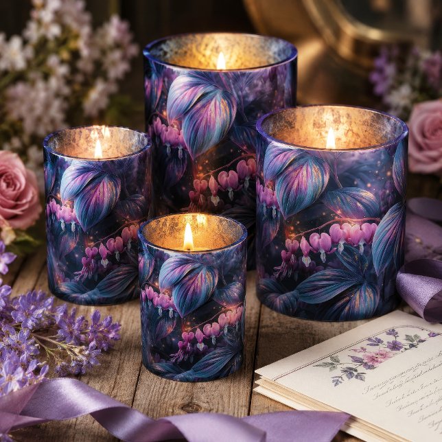 Papel De Seda Decoupage Botânico Coração Sangrante Iridescente (Criador carregado)