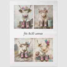 Decoupage Caprichoso Bezerros Vaqueros das Terras