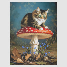 Papel De Seda Decoupage Celestial Kitten