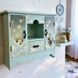 Papel De Seda Decoupage Celestial Kitten
