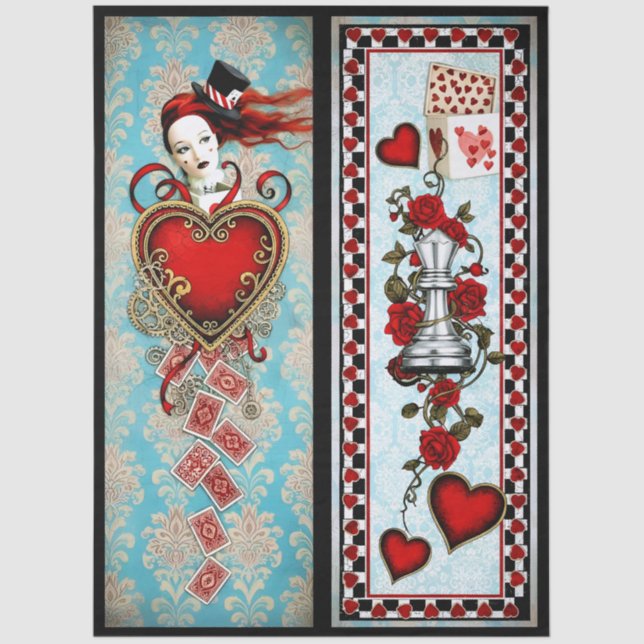 Papel De Seda Decoupage Curious Wonderland (Frente )