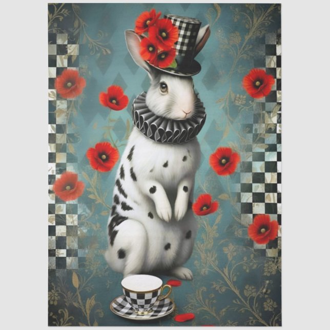 Papel De Seda Decoupage Curious Wonderland (Frente )