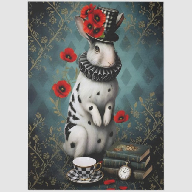 Papel De Seda Decoupage Curious Wonderland (Frente )