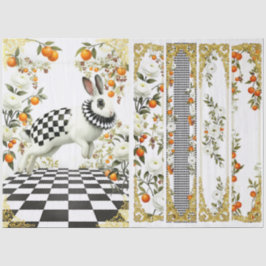 Papel De Seda Decoupage Curious Wonderland