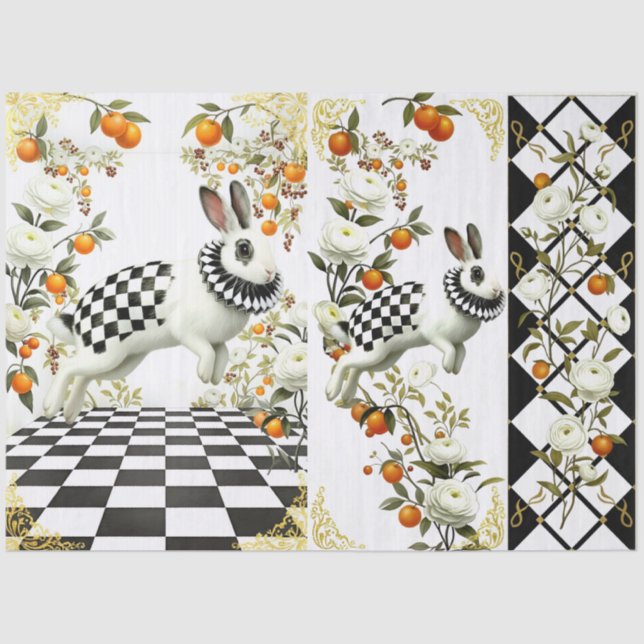 Papel De Seda Decoupage Curious Wonderland (Frente )