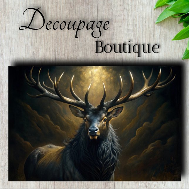 Papel De Seda Decoupage da Coroa de Tempestade (Storm Crown Decoupage Tissue Paper)